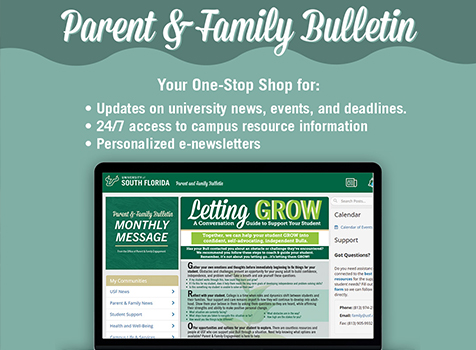 Graphic of the Parent and Family Bulletin